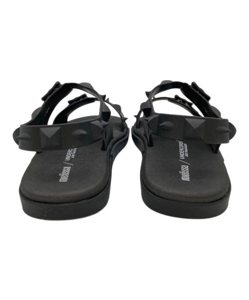 melissa（メリッサ）melissa (メリッサ) UNDERCOVER (アンダーカバー) スパイクサンダル / ストラップサンダル ブラック サイズ:24cmの古着・服飾アイテム
