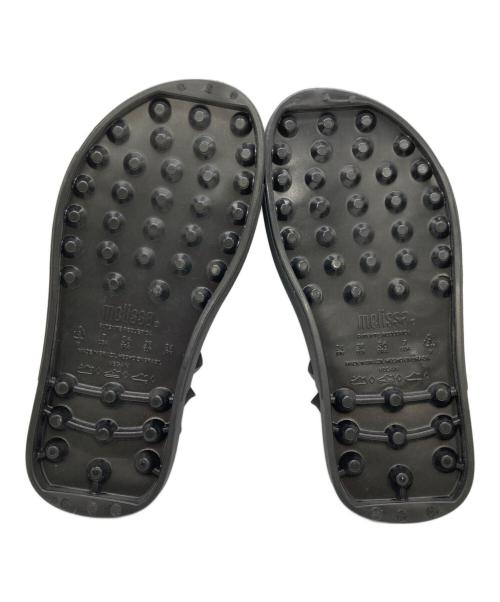 melissa（メリッサ）melissa (メリッサ) UNDERCOVER (アンダーカバー) スパイクサンダル / ストラップサンダル ブラック サイズ:24cmの古着・服飾アイテム