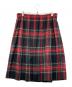O'NEIL OF DUBLIN（オニールオブダブリン）の古着「ウールチェックスカート」｜レッド