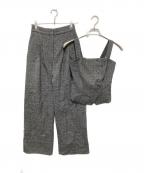 HER LIP TOハーリップトゥ）の古着「ビスチェパンツセットアップ」｜ブラック