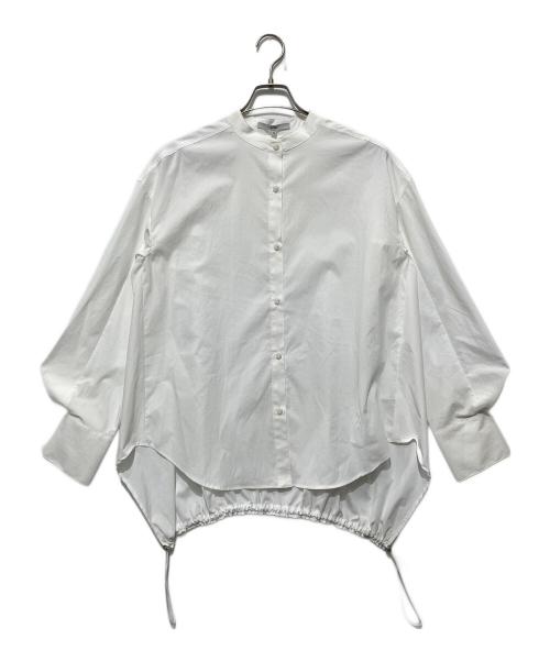 UN3D.（アンスリード）UN3D. (アンスリード) W TRIANGLE TUCK SH ホワイト サイズ:38の古着・服飾アイテム