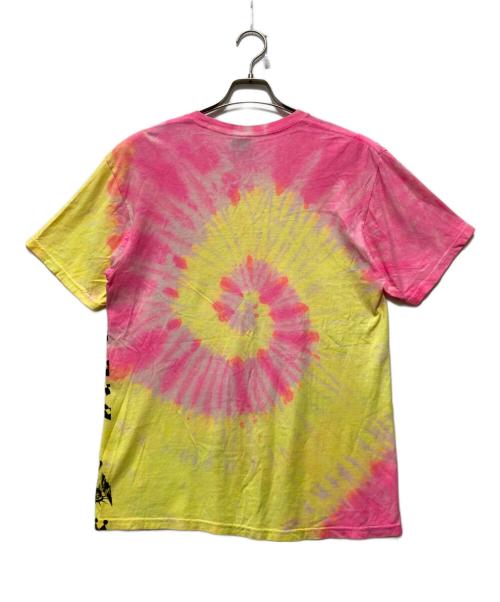 stussy（ステューシー）stussy (ステューシー) タイダイスケーターTEE / タイダイTシャツ ピンク サイズ:Mの古着・服飾アイテム
