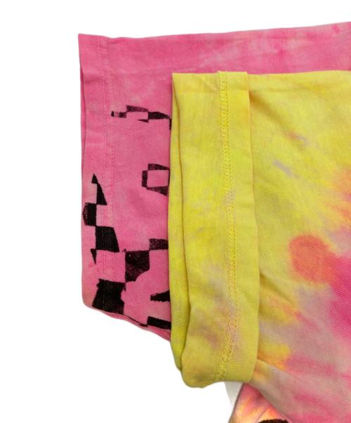 stussy（ステューシー）stussy (ステューシー) タイダイスケーターTEE / タイダイTシャツ ピンク サイズ:Mの古着・服飾アイテム