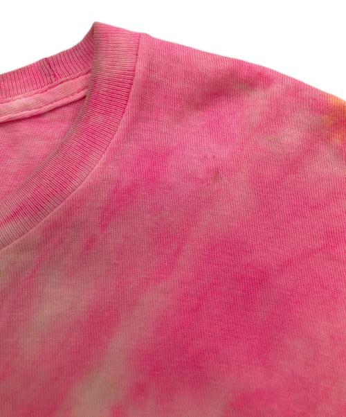stussy（ステューシー）stussy (ステューシー) タイダイスケーターTEE / タイダイTシャツ ピンク サイズ:Mの古着・服飾アイテム