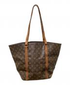 LOUIS VUITTONルイ ヴィトン）の古着「SAC Shopping モノグラム サックショッピング ショルダートートバッグ」｜ブラウン