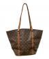 LOUIS VUITTON（ルイ ヴィトン）の古着「SAC Shopping モノグラム サックショッピング ショルダートートバッグ」｜ブラウン