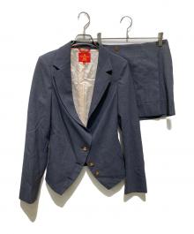 Vivienne Westwood RED LABEL（ヴィヴィアンウエストウッドレッドレーベル）の古着「変形スカートセットアップ」｜グレー