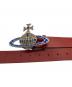Vivienne Westwood (ヴィヴィアンウエストウッド) ラインストーンオーブバックルベルト レッド：20000円