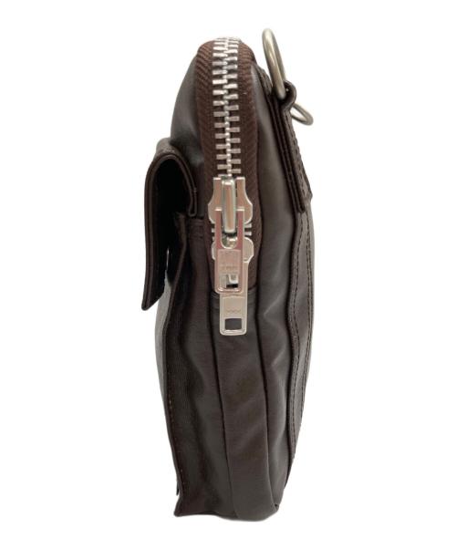 PORTER（ポーター）PORTER (ポーター) FREE STYLE SHOULDER BAG / ポーター フリースタイル ショルダーバッグ ブラウンの古着・服飾アイテム
