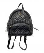 JIMMY CHOOジミーチュウ）の古着「キルティングミニリュック / JC BACKPACK/S」｜ブラック