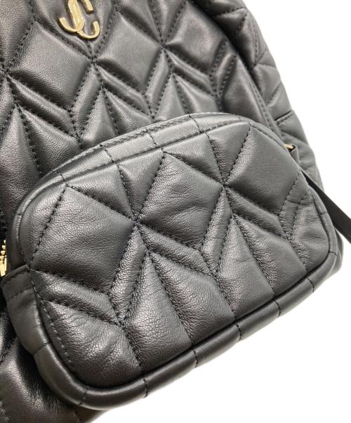 JIMMY CHOO（ジミーチュウ）JIMMY CHOO (ジミーチュウ) キルティングミニリュック / JC BACKPACK/S ブラックの古着・服飾アイテム