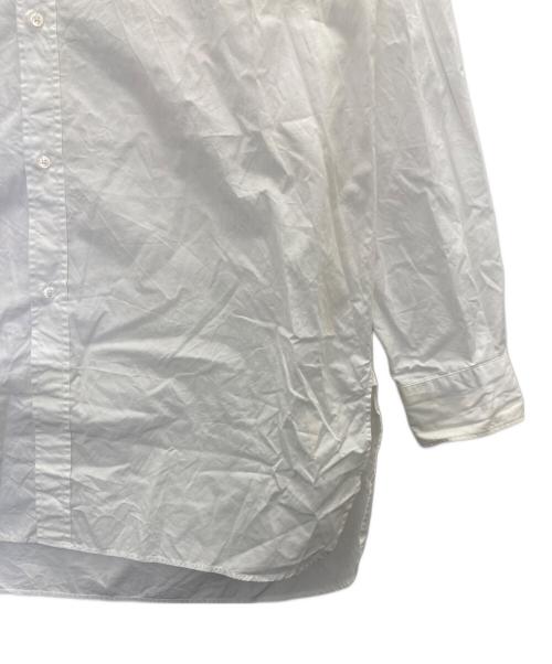 HEUGN（ユーゲン）HEUGN (ユーゲン) バンドカラーシャツ ホワイト サイズ:Ｌの古着・服飾アイテム