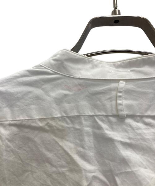 HEUGN（ユーゲン）HEUGN (ユーゲン) バンドカラーシャツ ホワイト サイズ:Ｌの古着・服飾アイテム