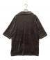 MAATEE&SONS (マーティーアンドサンズ) SUVIN VELOUR SKIPPER ベロア スキッパー 半袖シャツ オリーブ サイズ:4：13000円