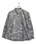 A BATHING APE（ア ベイシング エイプ）の古着「SOLID CAMO STRIPE RELAXED FIT SHIRT」｜グレー