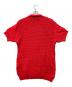 ARTE (アルテ) Simon Knit Shirt / ニットポロシャツ / 半袖ニット / ニットシャツ レッド サイズ:L：15000円