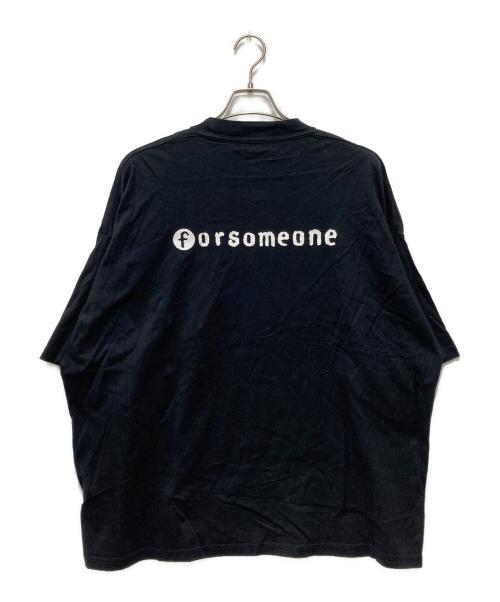 FORSOMEONE（フォーサムワン）FORSOMEONE (フォーサムワン) プリントTシャツ ブラック サイズ:Lの古着・服飾アイテム