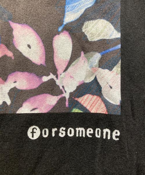 FORSOMEONE（フォーサムワン）FORSOMEONE (フォーサムワン) プリントTシャツ ブラック サイズ:Lの古着・服飾アイテム