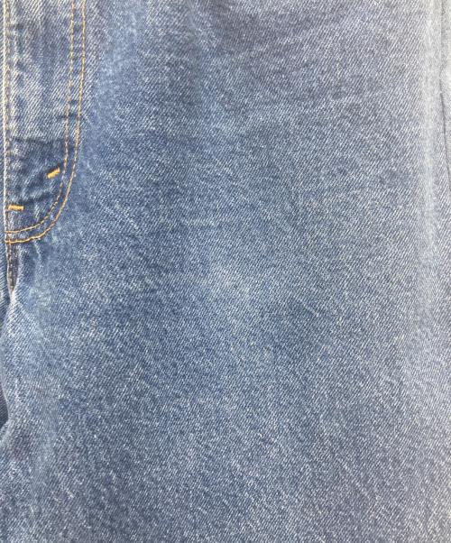 SEEALL（シーオール）SEEALL (シーオール) 再構築ベルテッドデニムパンツ ブルー サイズ:Mの古着・服飾アイテム