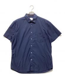 BURBERRY（バーバリー）の古着「TB刺繍半袖シャツ」｜ネイビー