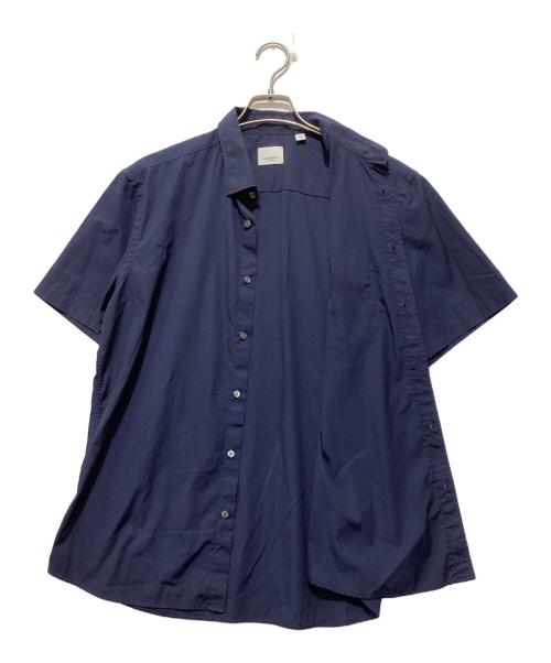 BURBERRY（バーバリー）BURBERRY (バーバリー) TB刺繍半袖シャツ ネイビー サイズ:XLの古着・服飾アイテム