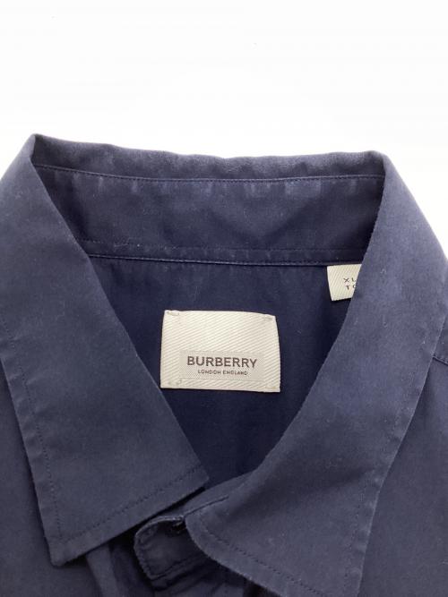 BURBERRY（バーバリー）BURBERRY (バーバリー) TB刺繍半袖シャツ ネイビー サイズ:XLの古着・服飾アイテム