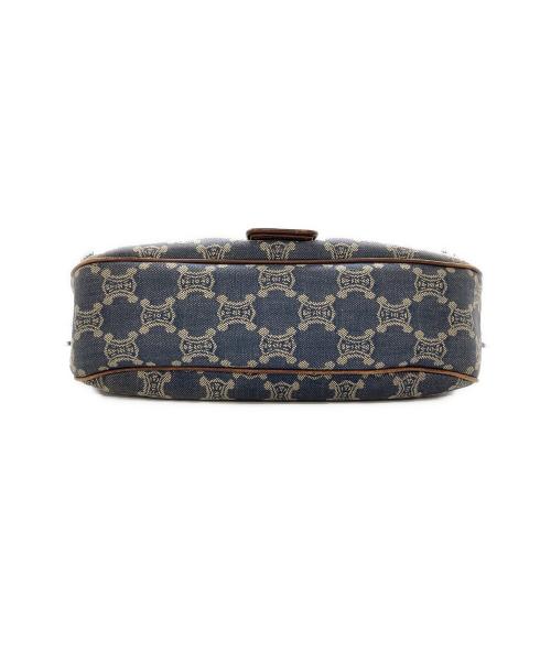 CELINE（セリーヌ）CELINE (セリーヌ) パリマカダム デニム セミショルダーバッグ インディゴの古着・服飾アイテム