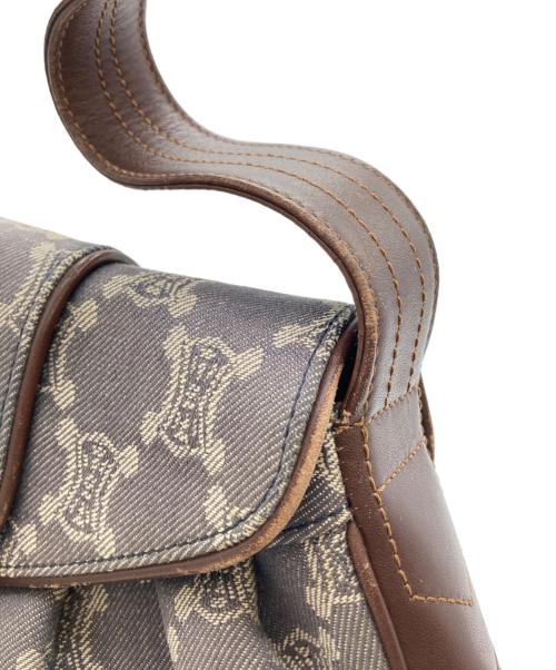 CELINE（セリーヌ）CELINE (セリーヌ) パリマカダム デニム セミショルダーバッグ インディゴの古着・服飾アイテム