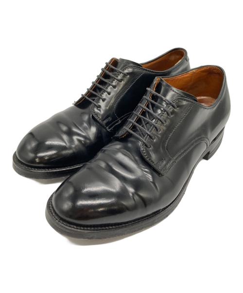 Alden（オールデン）Alden (オールデン) コードバン プレーントゥレザーシューズ ブラック サイズ:US 8 1/2の古着・服飾アイテム