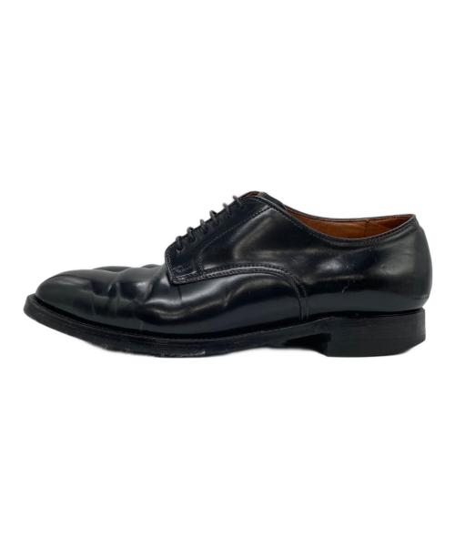 Alden（オールデン）Alden (オールデン) コードバン プレーントゥレザーシューズ ブラック サイズ:US 8 1/2の古着・服飾アイテム