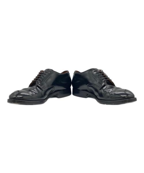 Alden（オールデン）Alden (オールデン) コードバン プレーントゥレザーシューズ ブラック サイズ:US 8 1/2の古着・服飾アイテム