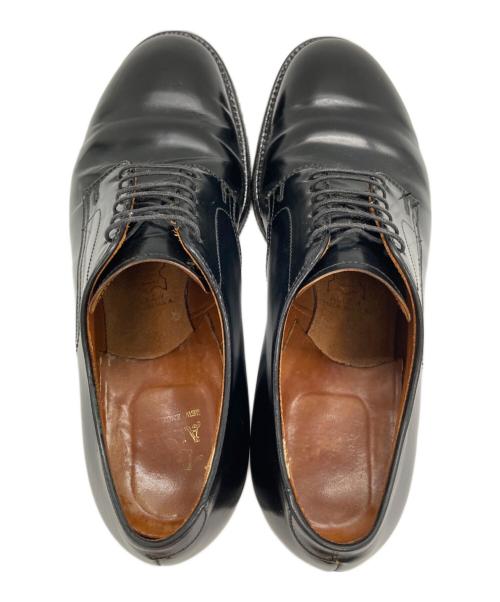Alden（オールデン）Alden (オールデン) コードバン プレーントゥレザーシューズ ブラック サイズ:US 8 1/2の古着・服飾アイテム
