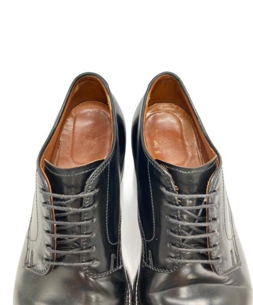 Alden（オールデン）Alden (オールデン) コードバン プレーントゥレザーシューズ ブラック サイズ:US 8 1/2の古着・服飾アイテム