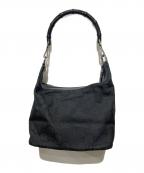 GUCCIグッチ）の古着「バンブーハンドルハンドバッグ」｜ブラック