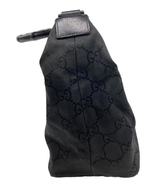 GUCCI（グッチ）GUCCI (グッチ) バンブーハンドルハンドバッグ ブラックの古着・服飾アイテム