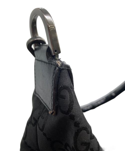 GUCCI（グッチ）GUCCI (グッチ) バンブーハンドルハンドバッグ ブラックの古着・服飾アイテム