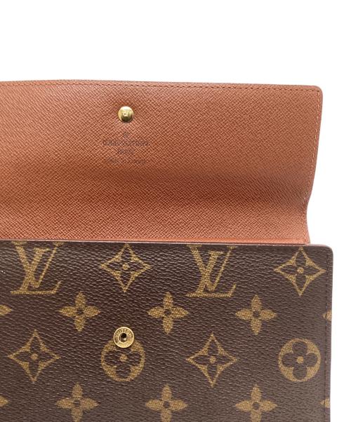 LOUIS VUITTON（ルイ ヴィトン）LOUIS VUITTON (ルイ ヴィトン) モノグラム ポルト トレゾールインターナショナル 長財布 3つ折り ブラウンの古着・服飾アイテム