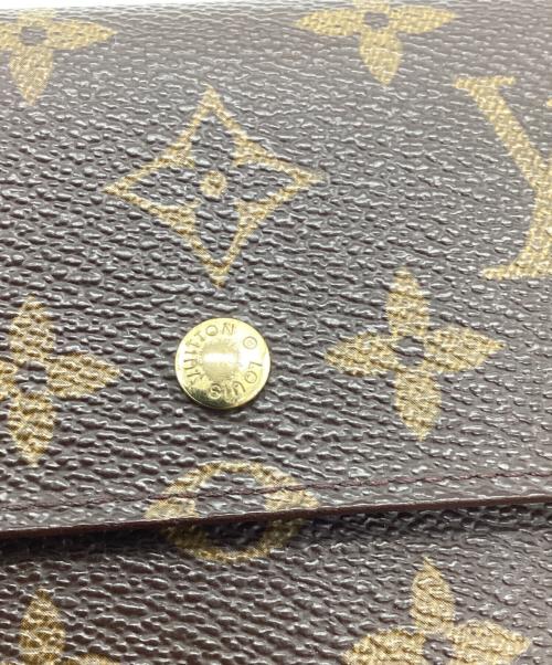 LOUIS VUITTON（ルイ ヴィトン）LOUIS VUITTON (ルイ ヴィトン) モノグラム ポルト トレゾールインターナショナル 長財布 3つ折り ブラウンの古着・服飾アイテム