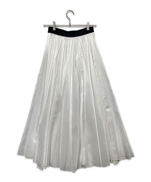 Loulou Willoughby（ルルウィルビー）Loulou Willoughby (ルルウィルビー) サーキュラープリーツスカート ホワイト サイズ:Sの古着・服飾アイテム