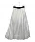 Loulou Willoughby（ルルウィルビー）の古着「サーキュラープリーツスカート」｜ホワイト