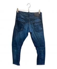 DSQUARED2（ディースクエアード）の古着「Sexy Twist  Damaged Jean」｜インディゴ