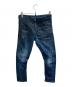 DSQUARED2 (ディースクエアード) Sexy Twist  Damaged Jean インディゴ サイズ:44：11000円
