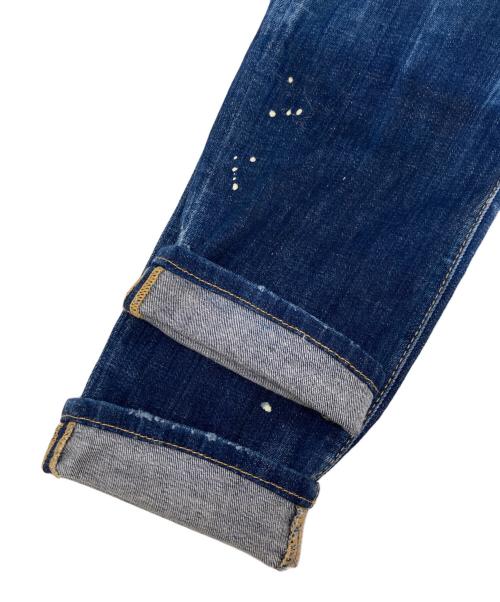 DSQUARED2（ディースクエアード）DSQUARED2 (ディースクエアード) Jennifer Cropped Jean インディゴ サイズ:38の古着・服飾アイテム