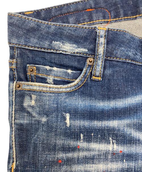 DSQUARED2（ディースクエアード）DSQUARED2 (ディースクエアード) Jennifer Cropped Jean インディゴ サイズ:38の古着・服飾アイテム