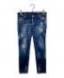 DSQUARED2（ディースクエアード）の古着「Jennifer Cropped Jean」｜インディゴ