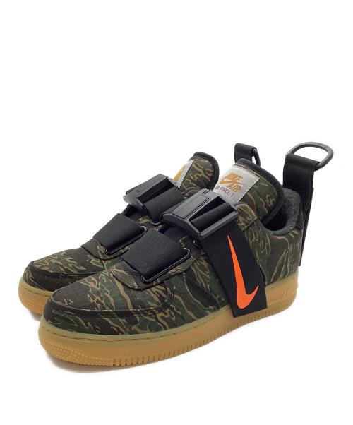 NIKE（ナイキ）NIKE (ナイキ) CarHartt (カーハート) AIR FORCE 1 UT LOW PRM WIP エアフォース 1 ユーティリティ ロー プレミアム オリーブ サイズ:26.0の古着・服飾アイテム