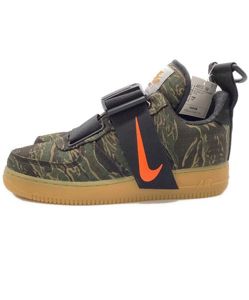 NIKE（ナイキ）NIKE (ナイキ) CarHartt (カーハート) AIR FORCE 1 UT LOW PRM WIP エアフォース 1 ユーティリティ ロー プレミアム オリーブ サイズ:26.0の古着・服飾アイテム