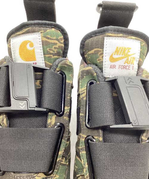 NIKE（ナイキ）NIKE (ナイキ) CarHartt (カーハート) AIR FORCE 1 UT LOW PRM WIP エアフォース 1 ユーティリティ ロー プレミアム オリーブ サイズ:26.0の古着・服飾アイテム