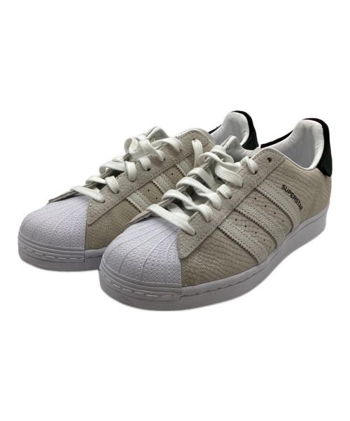 adidas（アディダス）adidas (アディダス) SUPERSTAR Snakeskin / スーパースター スネークスキン ベージュ サイズ:26.5cmの古着・服飾アイテム