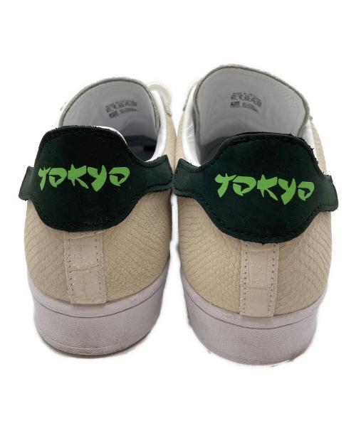 adidas（アディダス）adidas (アディダス) SUPERSTAR Snakeskin / スーパースター スネークスキン ベージュ サイズ:26.5cmの古着・服飾アイテム